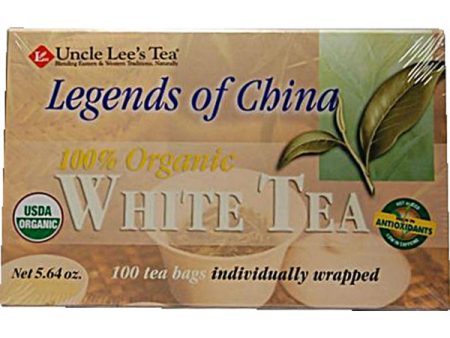 UNCLE LEE S TEA - Legends Of China Organic White Tea - 40 Tea Bags Discount