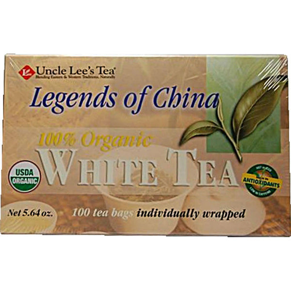 UNCLE LEE S TEA - Legends Of China Organic White Tea - 40 Tea Bags Discount