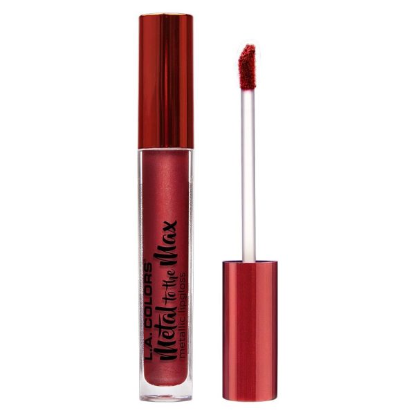 L.A. COLORS - Metal to the Max Lip Gloss, Brilliant - 0.14 oz. (4 g) Online Sale