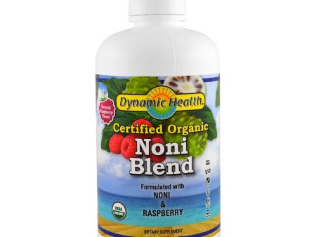 DYNAMIC HEALTH - Organic Certified Noni Juice Blend, Raspberry Flavor - 32 fl. oz. (946 ml) Fashion