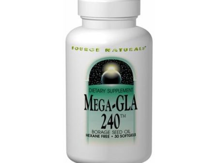 SOURCE NATURALS - Mega-GLA 240  - 30 Softgels Discount