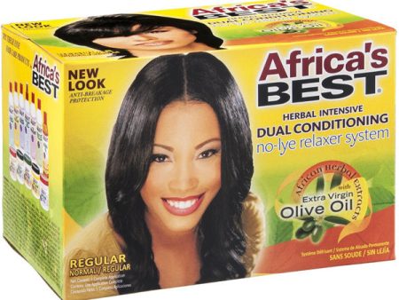 AFRICA S BEST - No-Lye Relaxer System - 1 Kit Online now