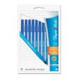 PAPER MATE - Stick Pens Medium Blue - 10 Ink Pens For Discount