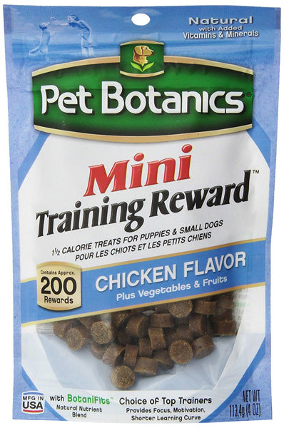 PET BOTANICS - Mini Training Reward Chicken Flavor Dog Treats - 4 oz. (113.4 g) Sale