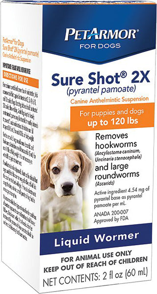 PETARMOR - Sure Shot 2XL Liquid Womer for Dogs - 2 fl. oz. (60 ml) Online Sale