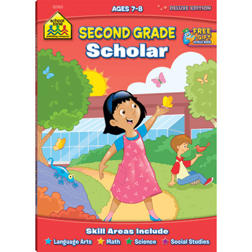 SCHOOL ZONE - Second Grade Scholar Workbook - 32 Pages Online