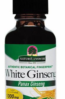 NATURE S ANSWER - Ginseng Chinese White Root Alcohol Free Extract - 1 fl. oz. (30 ml) Online now