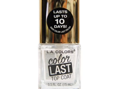 L.A. COLORS - Color Last Nail Polish Top Coat - 0.5 fl. oz. (15 ml) Online Hot Sale