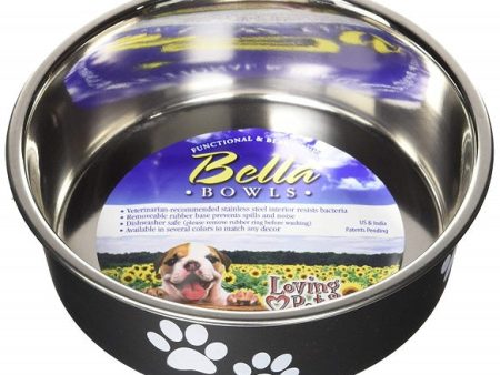 LOVING PETS -  Bella Bowl Espresso Black Small - 1 Bowl Online now