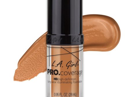 L.A. GIRL - Pro Coverage Illuminating Foundation Tan - 0.95 fl. oz. (28 ml) Hot on Sale