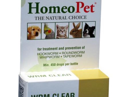 HOMEOPET - Wrm Clear Drops - 15 ml Online