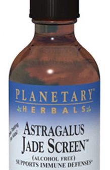 PLANETARY HERBALS - Astragalus Jade Screen Alcohol Free - 4 fl. oz. (118.28 ml) Supply