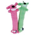 MULTIPET - Loofa Unstuffed Assorted Plush Dog Toy Jumbo - 24 Inch Fashion