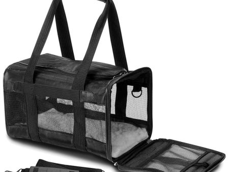 SHERPA PET - Original Deluxe Carrier Black Small - 15” L x 10” W x 8.5” H For Discount