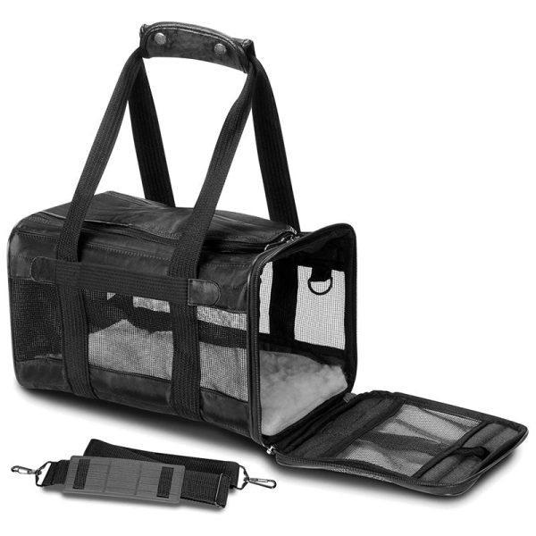 SHERPA PET - Original Deluxe Carrier Black Small - 15” L x 10” W x 8.5” H For Discount