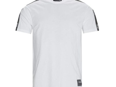 Versace Jeans Couture White Tape T-Shirt For Cheap