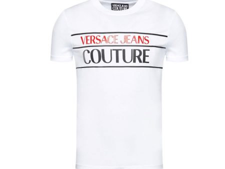 Versace Jeans Couture White T-shirt For Cheap