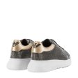 Emporio Armani Shimmering Leopard Print Sneakers For Cheap