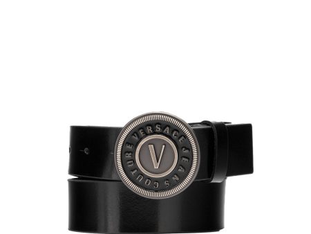 Versace Jeans Couture Womens Leather Logo Belt For Cheap