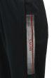 BOSS Black Trousers with Heat-Sealed Logo Artwork For Discount