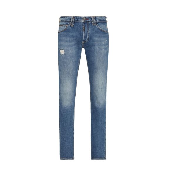 Philipp Plein Super Straight Cut Jeans Online Sale