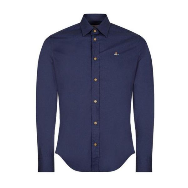 Vivienne Westwood Mid Blue Slim Shirt on Sale