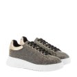 Emporio Armani Shimmering Leopard Print Sneakers For Cheap