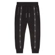 Versace Jeans Couture Logo Taped Trousers For Discount