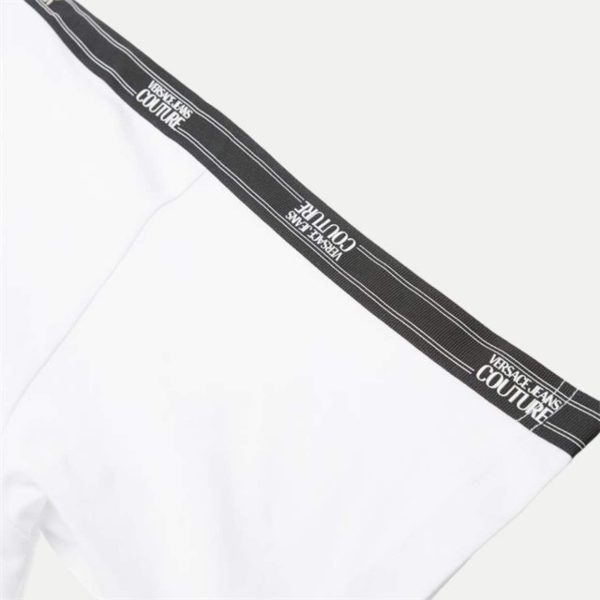 Versace Jeans Couture White Tape T-Shirt For Cheap