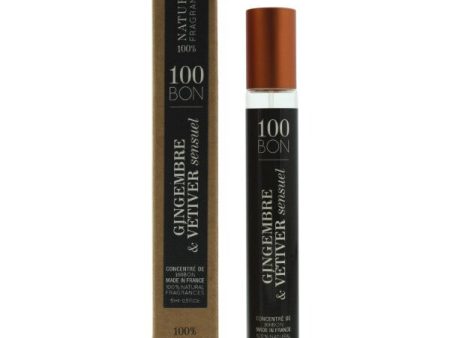 100BON Gingembre & Vétiver Sensuel Eau de Parfum Concentrate 15ml Spray | Warm, Spicy & Earthy Unisex Fragrance For Discount