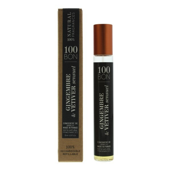 100BON Gingembre & Vétiver Sensuel Eau de Parfum Concentrate 15ml Spray | Warm, Spicy & Earthy Unisex Fragrance For Discount