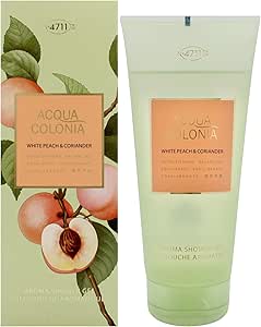 4711 Acqua Colonia White Peach & Coriander Shower Gel 200ml | Refreshing, Fruity & Aromatic Body Cleanser Hot on Sale