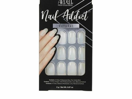 False nails Ardell Nail Addict Natural Oval (24 pcs) Sale