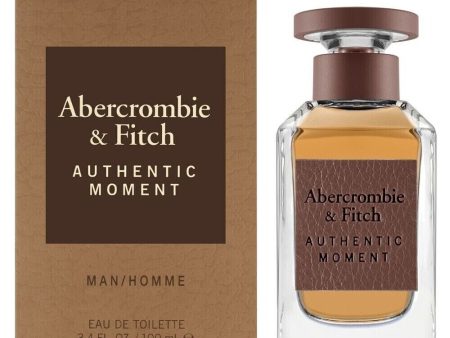 Abercrombie & Fitch Authentic Moment Man Eau de Toilette 100ml Spray | Fresh, Sensual & Timeless Fragrance Hot on Sale