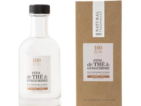 100BON Eau de Thé et Gingembre Eau de Parfum 200ml Refill | Energizing, Citrus & Spicy Unisex Fragrance Online