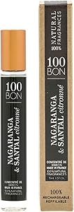 100BON Nagaranga & Santal Citronné Refillable Eau de Parfum Concentrate 15ml | Bright Citrus & Soothing Woody Unisex Fragrance Discount