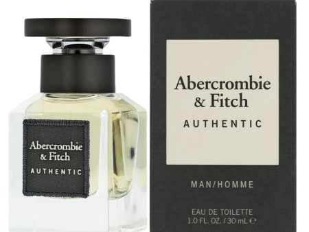 Abercrombie & Fitch Authentic Man Eau de Toilette 30ml | Fresh, Masculine & Versatile Fragrance For Sale