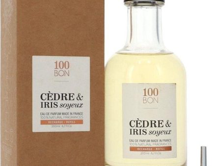 100BON Cèdre & Iris Soyeux Eau de Parfum 200ml Refill | Luxurious, Woody & Floral Unisex Fragrance For Cheap