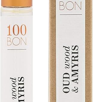 100BON Oud Wood & Amyris Refillable Eau de Parfum 15ml Spray | Exotic, Warm & Woody Unisex Fragrance Fashion