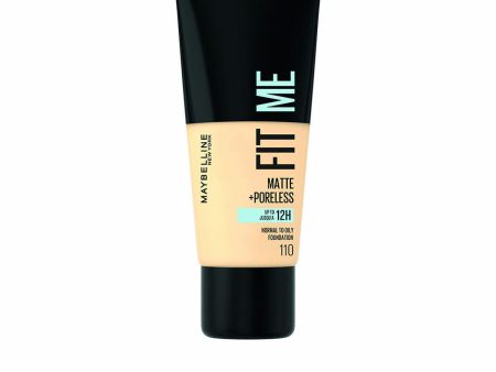 Crème Make-up Base Maybelline Fit Me Poreless Nº 110 30 ml For Cheap