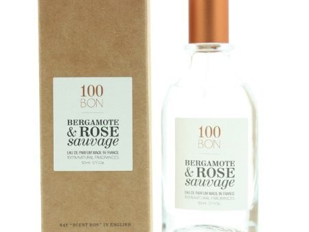 100BON Bergamote & Rose Sauvage Refillable Eau de Parfum Concentrate 50ml | Vegan, Natural & Sustainable Luxury Fragrance Hot on Sale