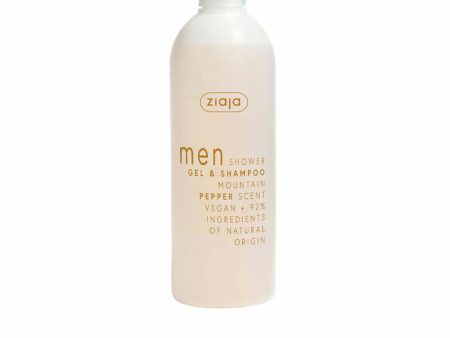 2-in-1 Gel and Shampoo Ziaja Mountain Pepper 400 ml Hot on Sale