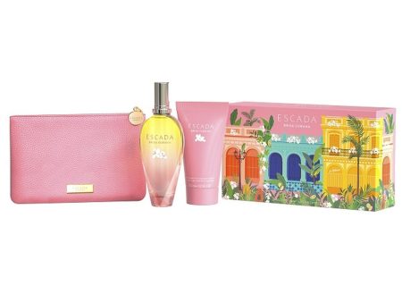 Women s Perfume Set Escada Brisa Cubana EDT 3 Pieces For Cheap