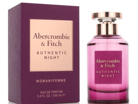 Abercrombie & Fitch Authentic Night Eau de Parfum 100ml Spray | Bold, Sensual & Modern Fragrance Supply