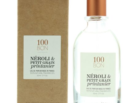 100BON Néroli & Petit Grain Printanier Refillable Eau de Parfum 50ml Spray | Fresh Citrus & Floral Unisex Fragrance Cheap