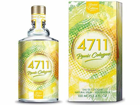 4711 Remix Cologne Lemon Edition 2020 Eau de Cologne - 100ml | Unisex Perfume with Bright Citrus Zest For Cheap