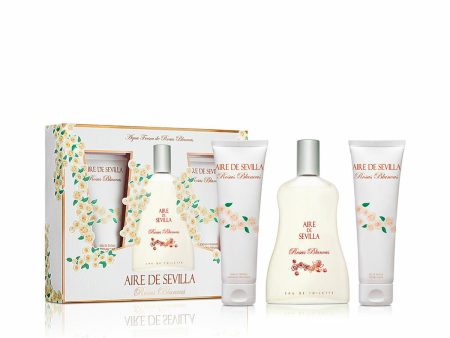 Women s Perfume Set Aire Sevilla Rosas Blancas 3 Pieces Sale